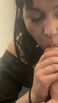Deep POV Dildo Blowjob