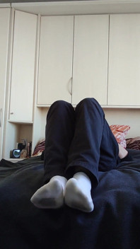 I miei calzini bianchi con le sneakers