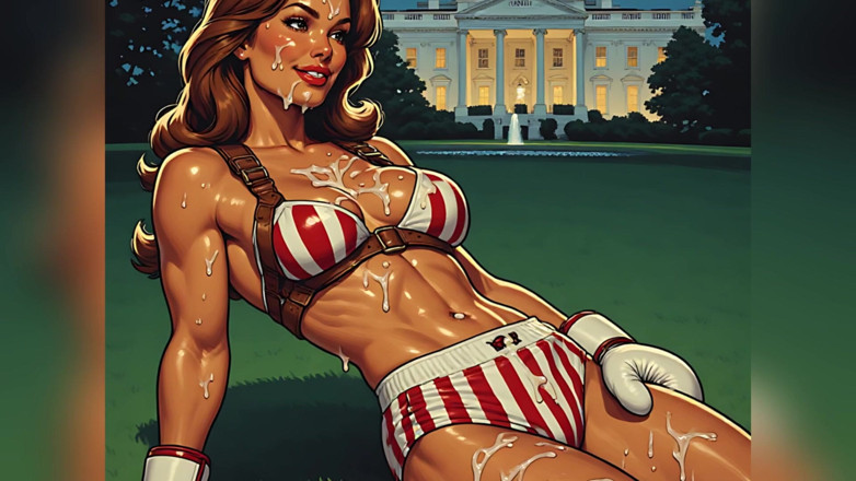 AI Porn: Unglaublich fitte boxen-schätzchen-kunst