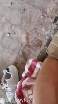 A Military Twink Hooligan with Torn Underwear Gets Hot Fucked in the Army