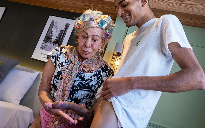 MatureToFuck: Tattood 79 Year Old Granny Is Totaly Shocked