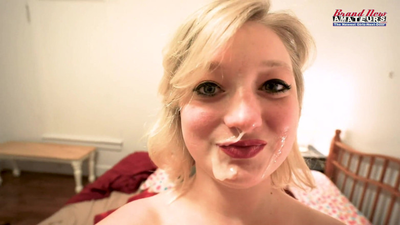 Brand New Amateurs: Breve sassy BBW 18anni Fede cavalca un cazzo con enorme sperma...