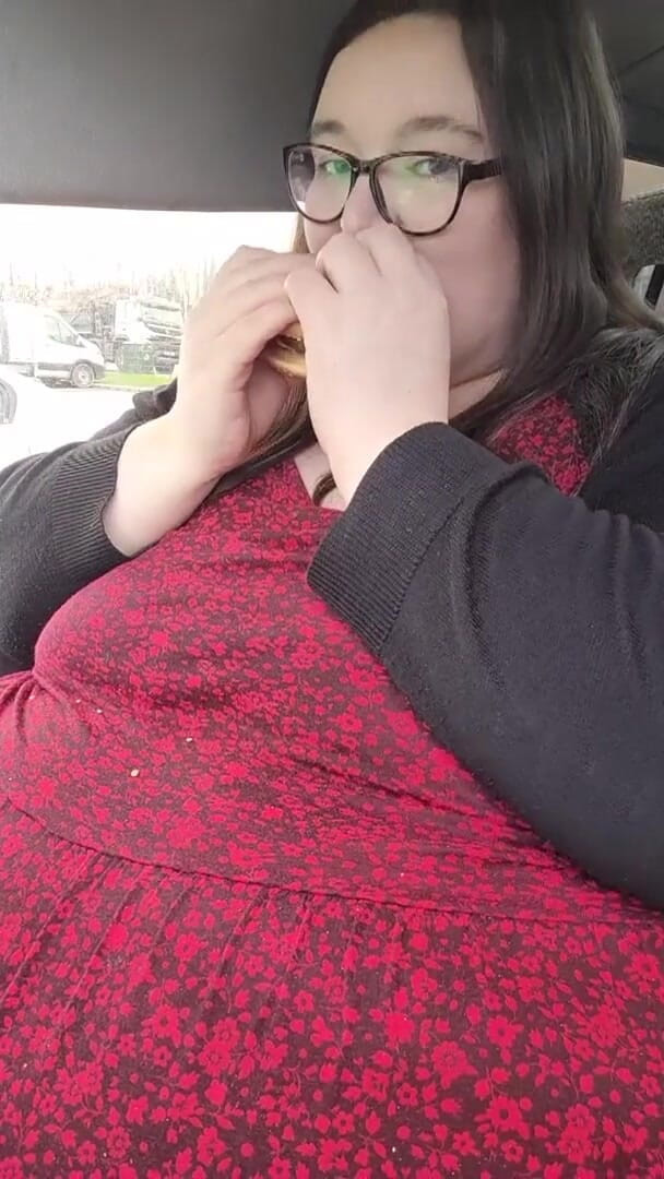 SSBBWLadyBrads: Miluji, když si to břicho cpu do BK