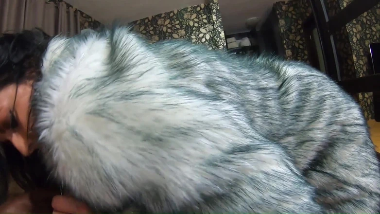 MilfyCalla: Milfycalla Blowjob in Fur Coats Cum All Over My Expensive...