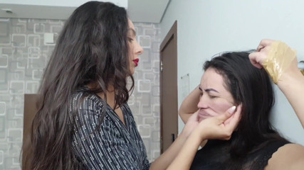 FetishKing: Serrement extrême des mains - mains sexy et massage du visage...