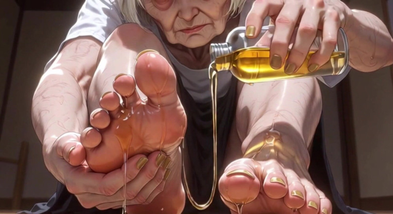 YOUR BEST FANTASY: 87 Year Old Granny Sensual Foot Oil Massage - Gorgeous Feet &amp;...