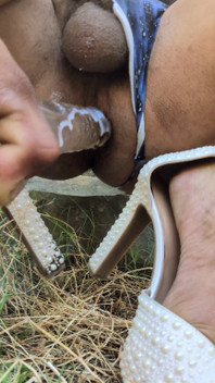 Huge Dildo Makes a Whore Push