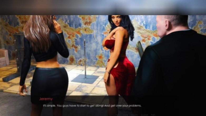 3DXXXTEEN2 Cartoon: Anna ochutnává dvě různé trojky. 3D porno - Kreslený sex