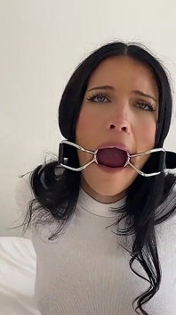 Tatti Got Ring-gagged, Spider-gagged, and Handcuffed! 720p)(discounted)