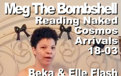Cosmos naked readers: Meg bomba čte nahá, jak do kosmu přilétli
