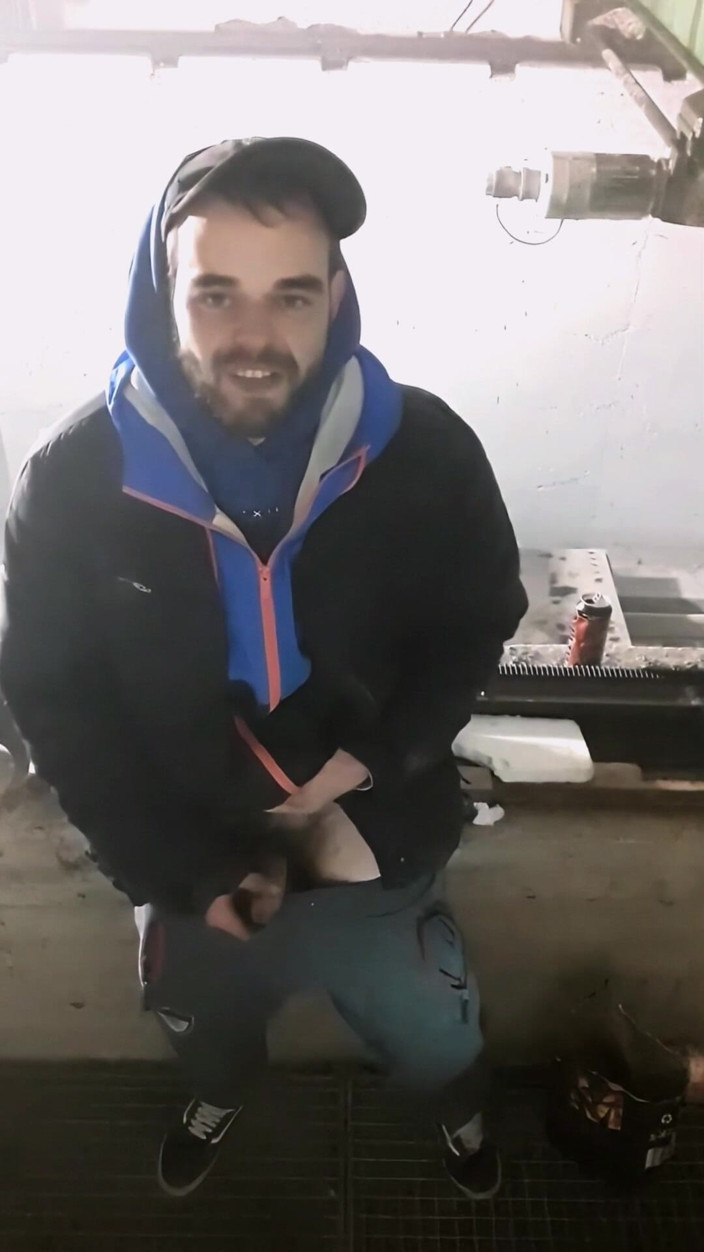 jerkofflover: Cumshot in My Private Place Where I Go to Masturbate