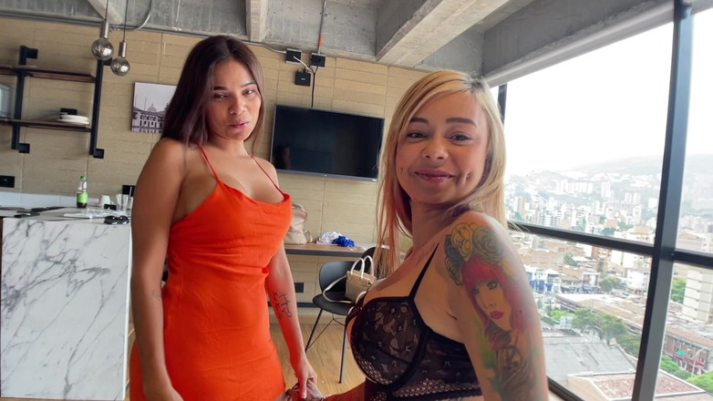 Niko Grey: No Mercy Threesome Fuck - Hardcore Sex with Two Latina Lesbians in pov