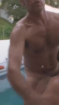 Amazing threesome near the pool