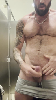 Cum in the Bathroom Stall