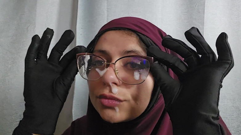 MiaNIqab: Full Hijabi Covered Rough and Soppy Deepthroat Mia Niqab