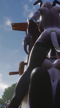 La draenei Futa scopa la draenei ragazza su desiderio bene | Parodia porno di warcraft