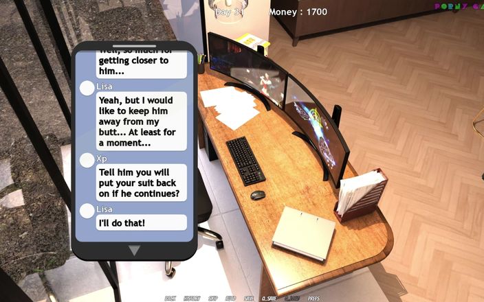 Porny Games: Lisa Totaal onderzoek! door Dragofinder Studio - mijn verloofde zit vast...