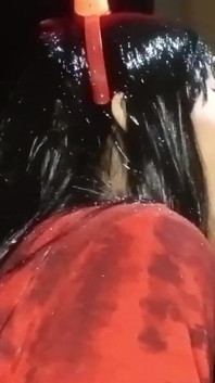 Caliente diablita nel gloryhole