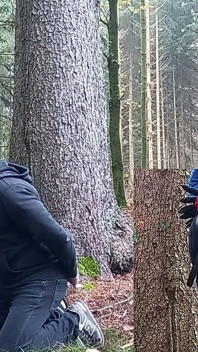 In the Forest the Loser Gets the Cock