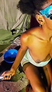 Street Vender Gets More Than She Bargained for!!