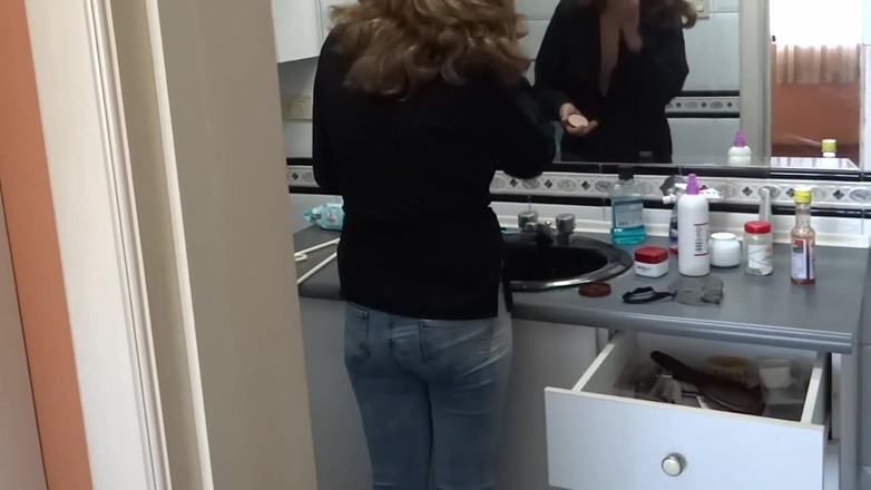 Ardientes69: 란제리를 입고 과시하는 동안 나를 기록하는 배다른 아들, 나를 따먹고 싶어