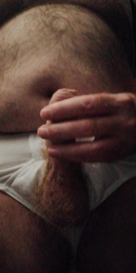 Stepdaddy Bear Wanking in My Tighty Whiteys
