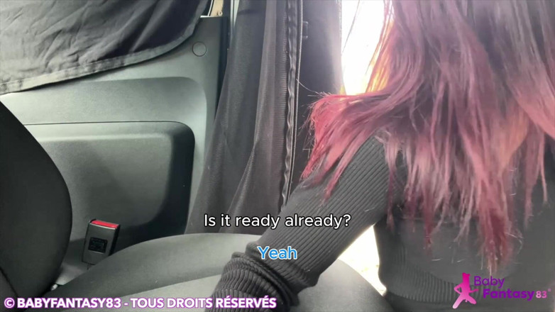 babyfantasy83: I Unexpectedly Show up in His Van to Fuck Me