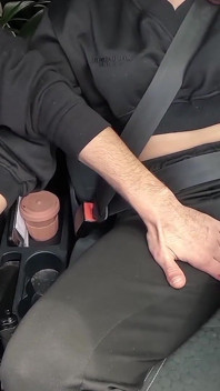 Cute Teen Feels Happy Inside the Car with Perv Stepdad! Finger Fucked Her While Driving Her to College