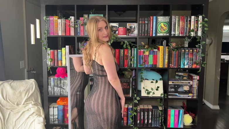 Nerdy Nympho: 透明的黑白连衣裙试穿