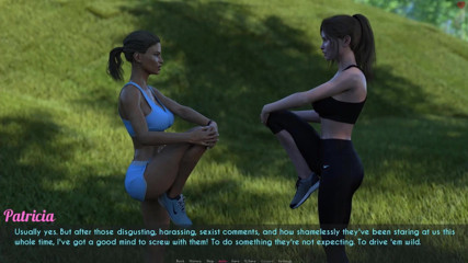 Visual Novels: Isteri dan ibu tiri bahagian 66 - MILF cantik di taman