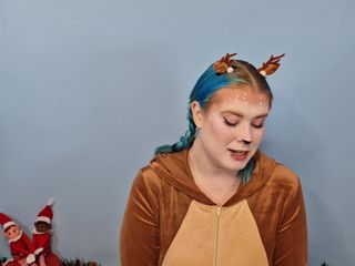 Alice mayflower productions: sensual dalam pakaian reindeer - awek solo