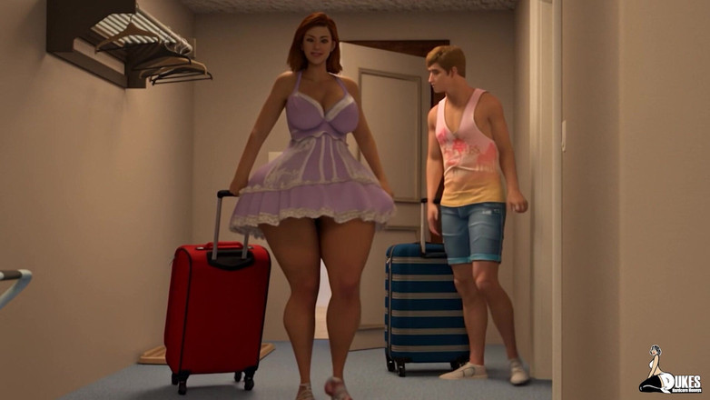 Dukes Hardcore Honeys: Tombul tombul pawg orta yaşlı seksi kadın bayan keagan tatilde...