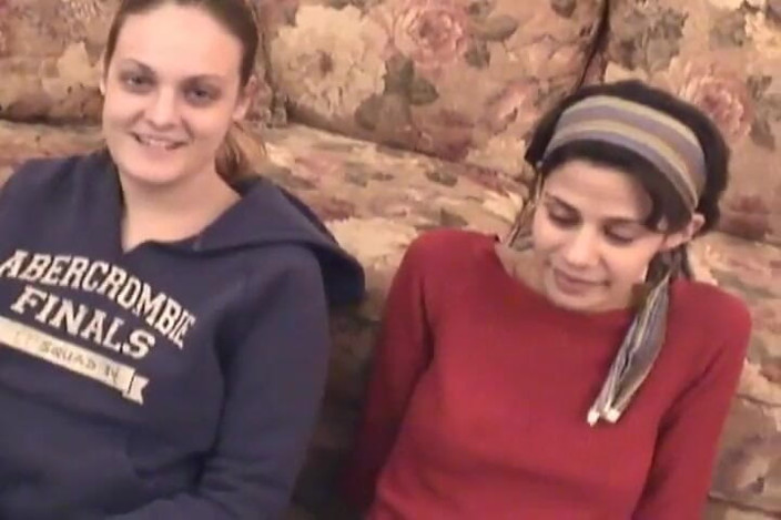 Radical Lesbian: Casting dyke whores pussy licking in 69 position