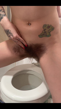 Standing up Piss Straight From My Huge Bush