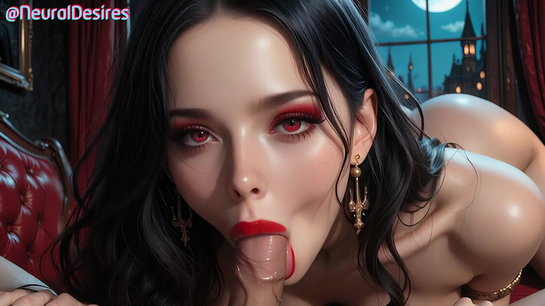 Neural Desires: Viktoriánská žízeň hraběnky Crimson - vygenerováno Ai