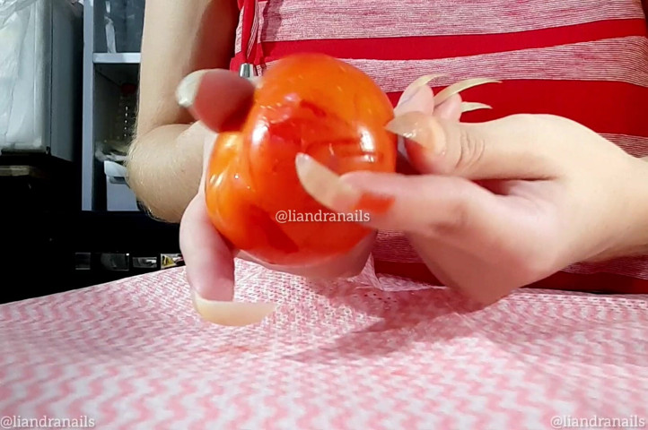 Destroying a Tomato (Goddess Li) Destroying a Tomato (Goddess Li)