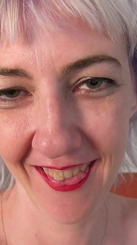 Skinny Mature Lady Plays with Her Pussy After Doing the Garden Work with No Panties on