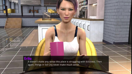 Dirty GamesXxX: Un homme pour tous : fille sauvage dans un café - épisode 14