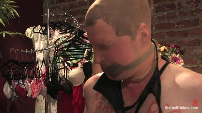 Divine Bitches by Kink: Perverted Panty Thief Dominated, Humiliated, Cock Teased and Left Covered...
