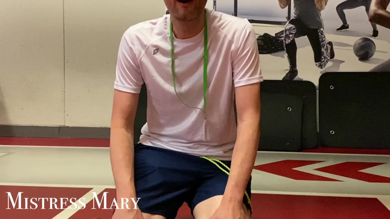 Mistress Mary: Ein fan sah herrin im fitnessstudio