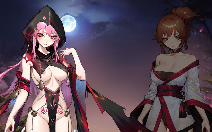 Adult Games by Andrae: Ep8: Manari बनाम वासना के दानव के बीच लड़ाई - अर्ध-दानव shinobi