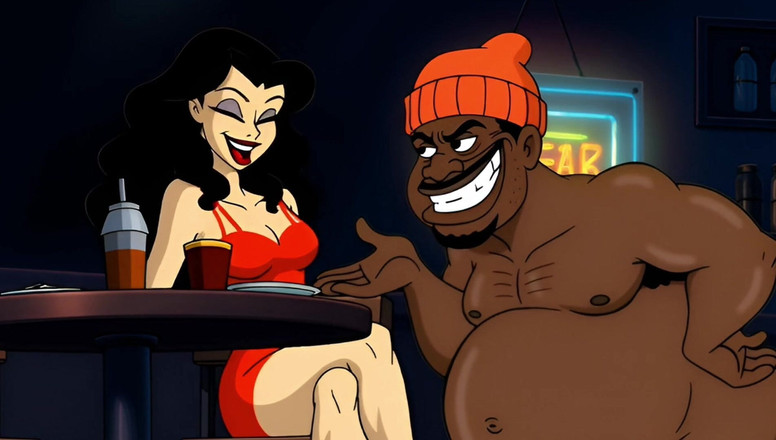 Octopussy Lovers Club: Sevgililer Günü. Bir Evli Kadının Umumi Tuvalette Sikildiği Çizgi Film