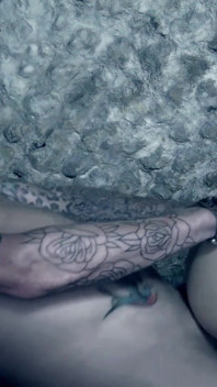 Inked Bbae From France Got Big Load of Cum on Her Pussy