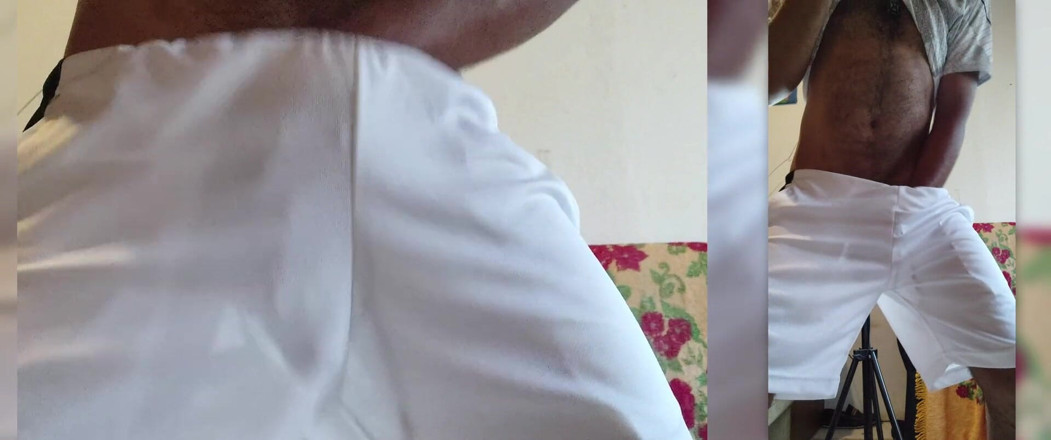 Stink HairyMale: Short blanc transparent