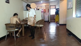 Oh It Hurts! A Small and Innocent Girl in Uniform Gives an Old Man Her Butt for Financial Support. Real, Not Fake.