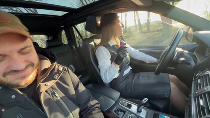 Hottie goddess: Milky Goddess Car Play