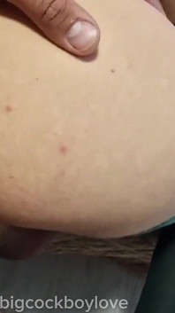 They Tore Open the Holes and Fucked the Smooth, Tight Ass of the Sissy Slut Without a Condom. Lots of Cum on Her Tights.