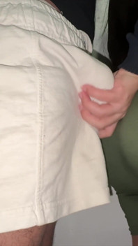 Big-ass Woman Touches a Stranger's Penis