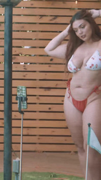 Sexy šukání u bazénu
