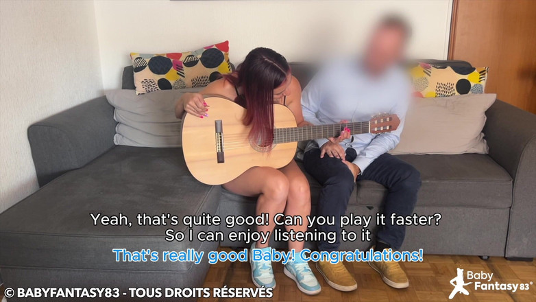 babyfantasy83: Babyfantasy83 - Petite Puta Francesa Toma Clases De Guitarra Pero Quiere...